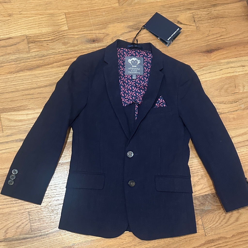Appaman Boys' Dark Blue Blazer Sports Jacket